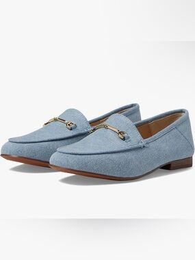 Sam Edelman Blue girls Denim Loafers size 1